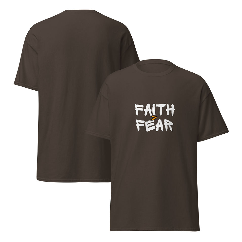 Thumbnail: Faith Greater Than Fear T-shirt