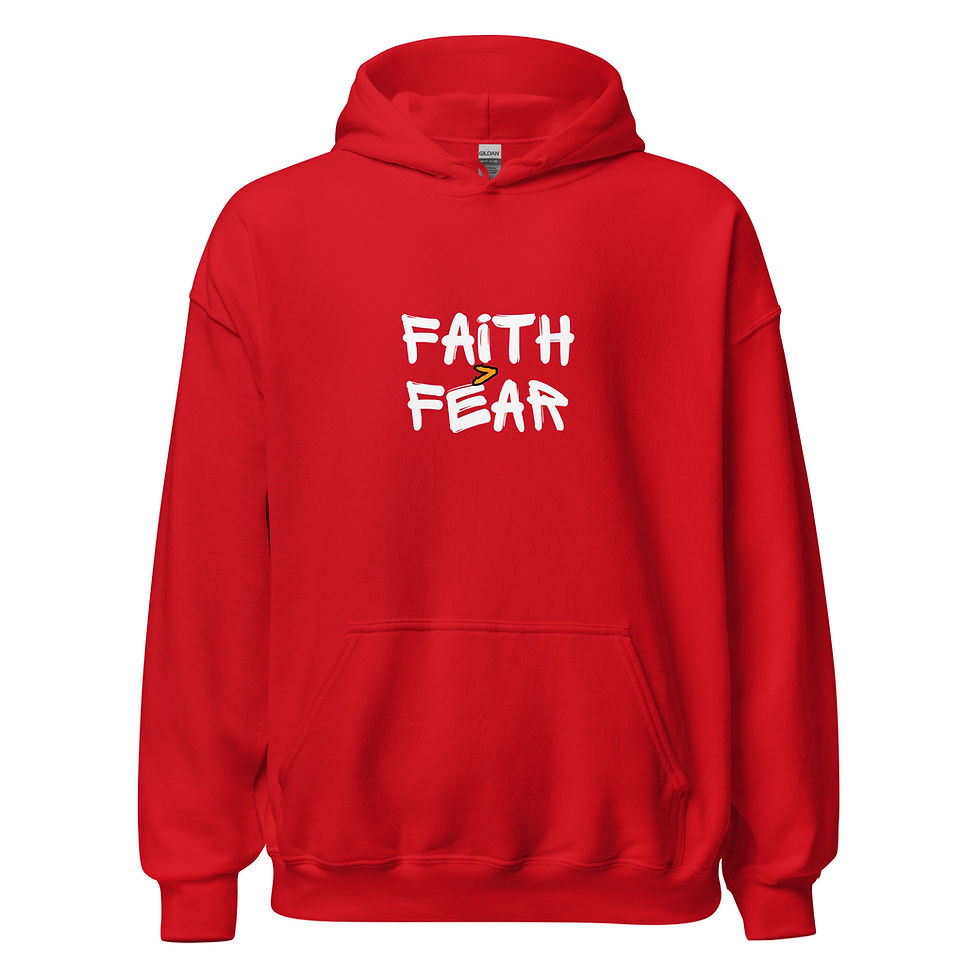 Thumbnail: Faith Greater Than Fear Hoodie