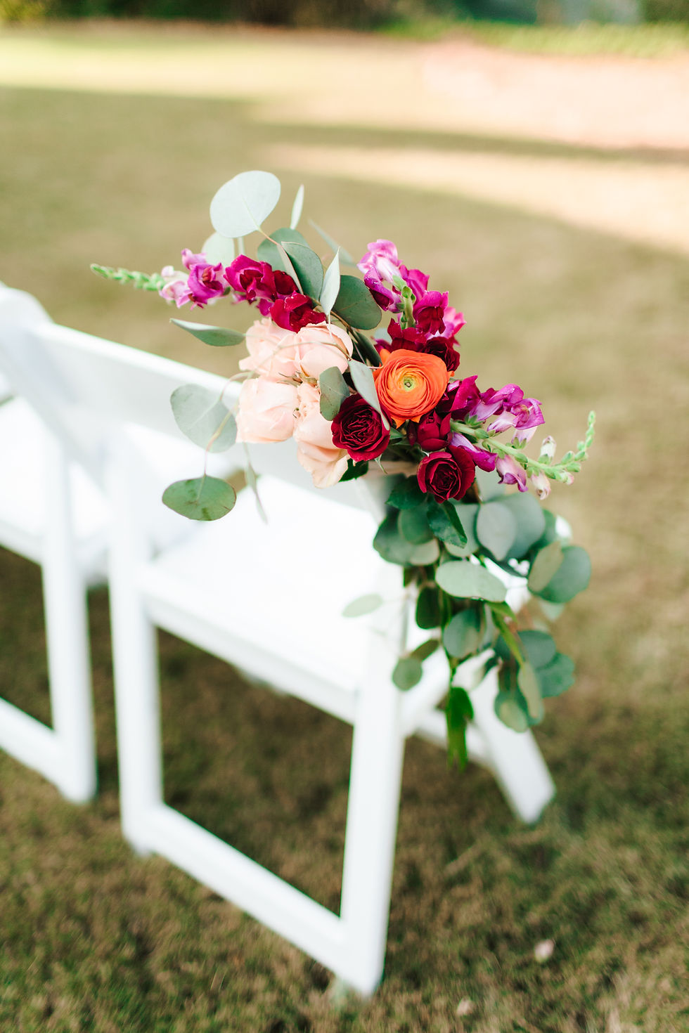 Barnsley Resort | Bronze Burgundy Fall Wedding Flowers