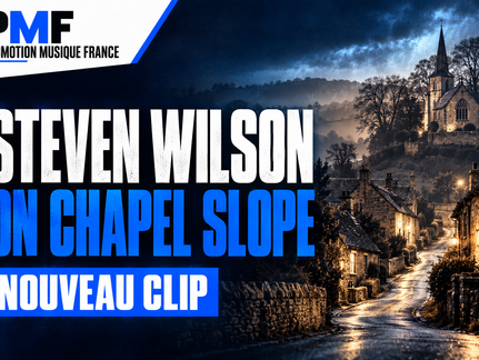 Visuel éditorial PMF pour Steven Wilson et le clip On Chapel Slope