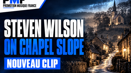 Visuel éditorial PMF pour Steven Wilson et le clip On Chapel Slope