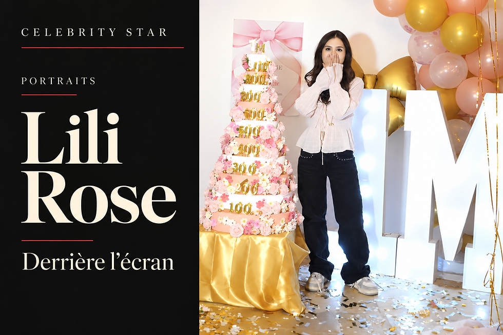 Lili Rose : le parcours d’une créatrice — couverture Celebrity Star réalisée à partir du visuel de l’article