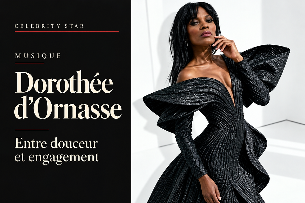 Dorothée d’Ornasse : un EP engagé et sensible — couverture Celebrity Star réalisée à partir du visuel de l’article