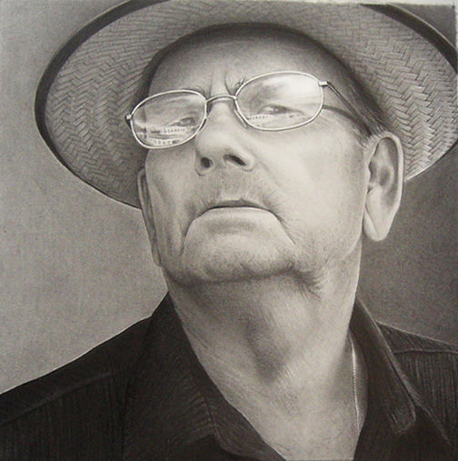 A pencil portrait of my Grandpa