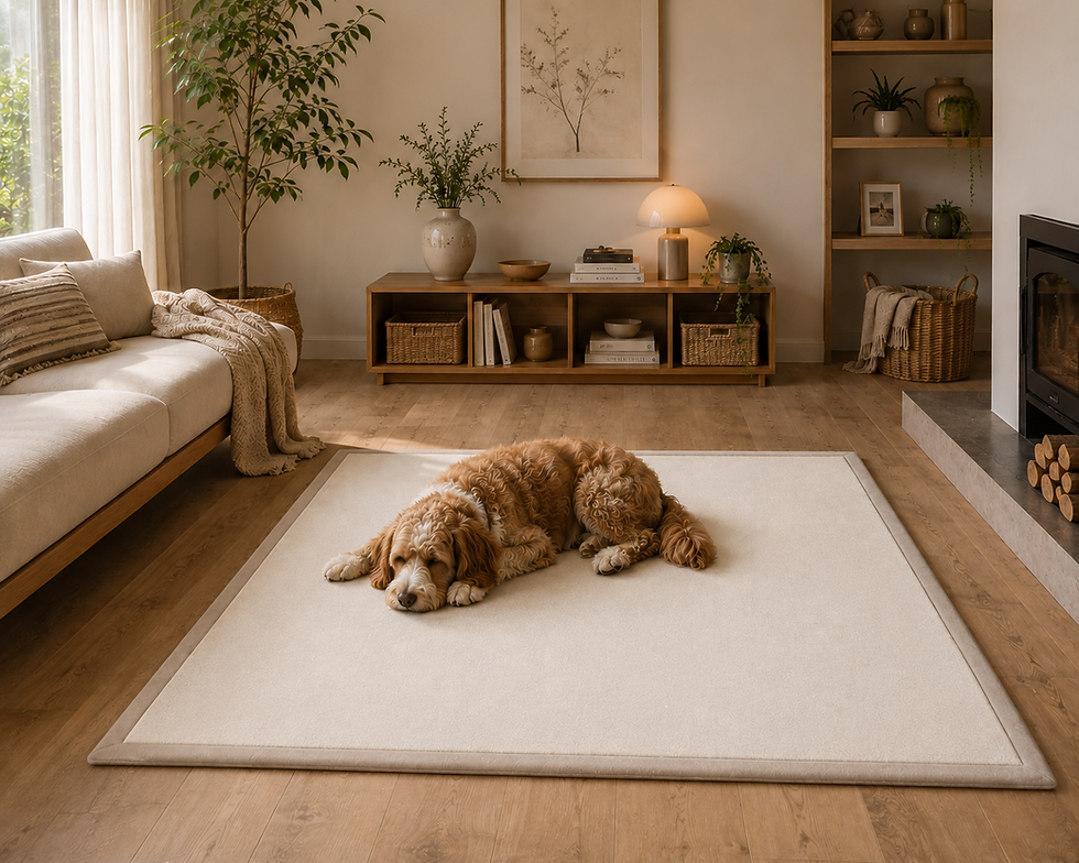 Küçük resim: Bej Memory Foam Tatami Bebek Cocuk Oyun Mati | Yoga Mati | Kopek Yatagi