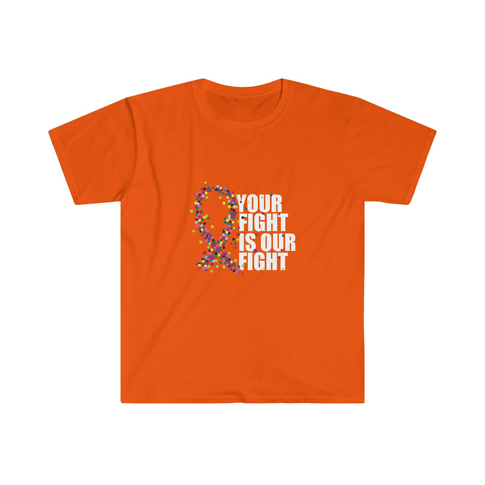 Thumbnail: Unisex Softstyle Dotted Ribbon T-Shirt