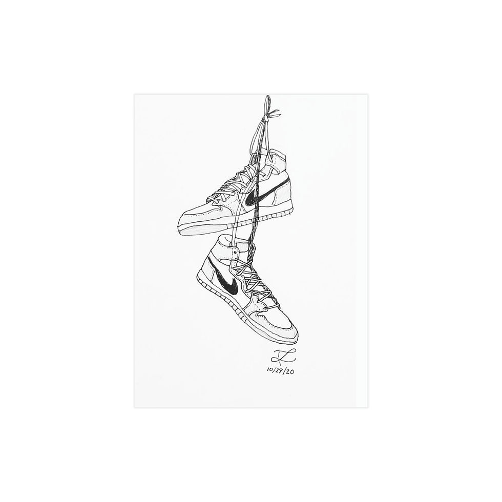 Thumbnail: Jordan Sneakers Print