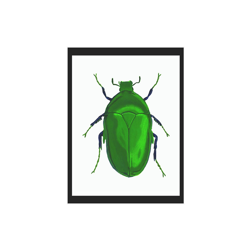 Thumbnail: Beetle Painting Print