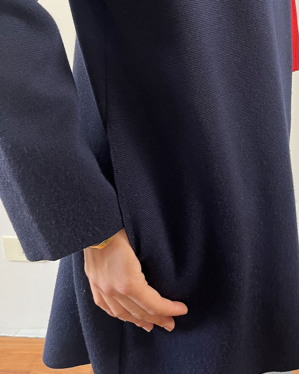 Miniatura: 57/25 CERNOBBIO - Soprabito in maglia tessuto in Cashwool