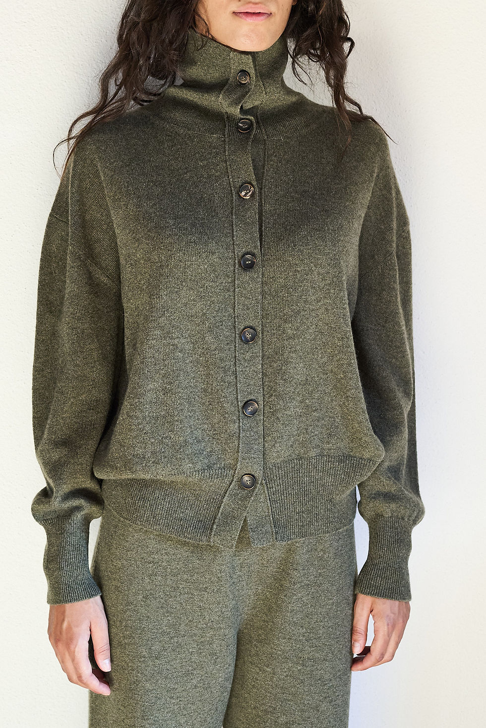 Miniatura: 108/26 - FAGGETO cardigan collo a lupetto