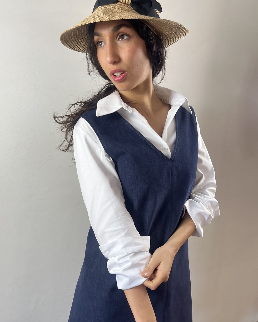 Miniatura: 63/26 ELLO - Camicia in popeline di cotone