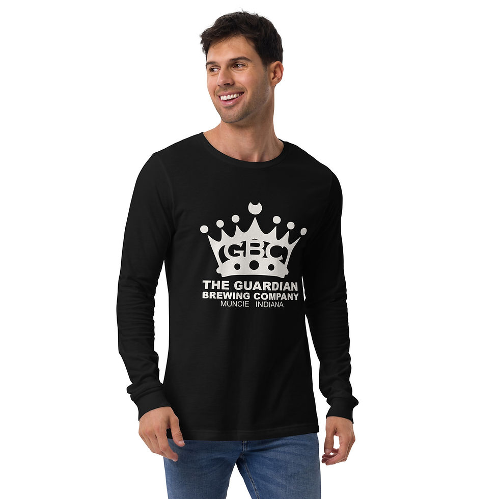 Thumbnail: Long Sleeve Tee - White GBC Crown Logo