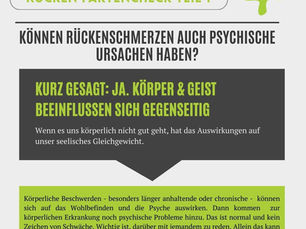 Ja, die Psyche kann im Rücken zwicken