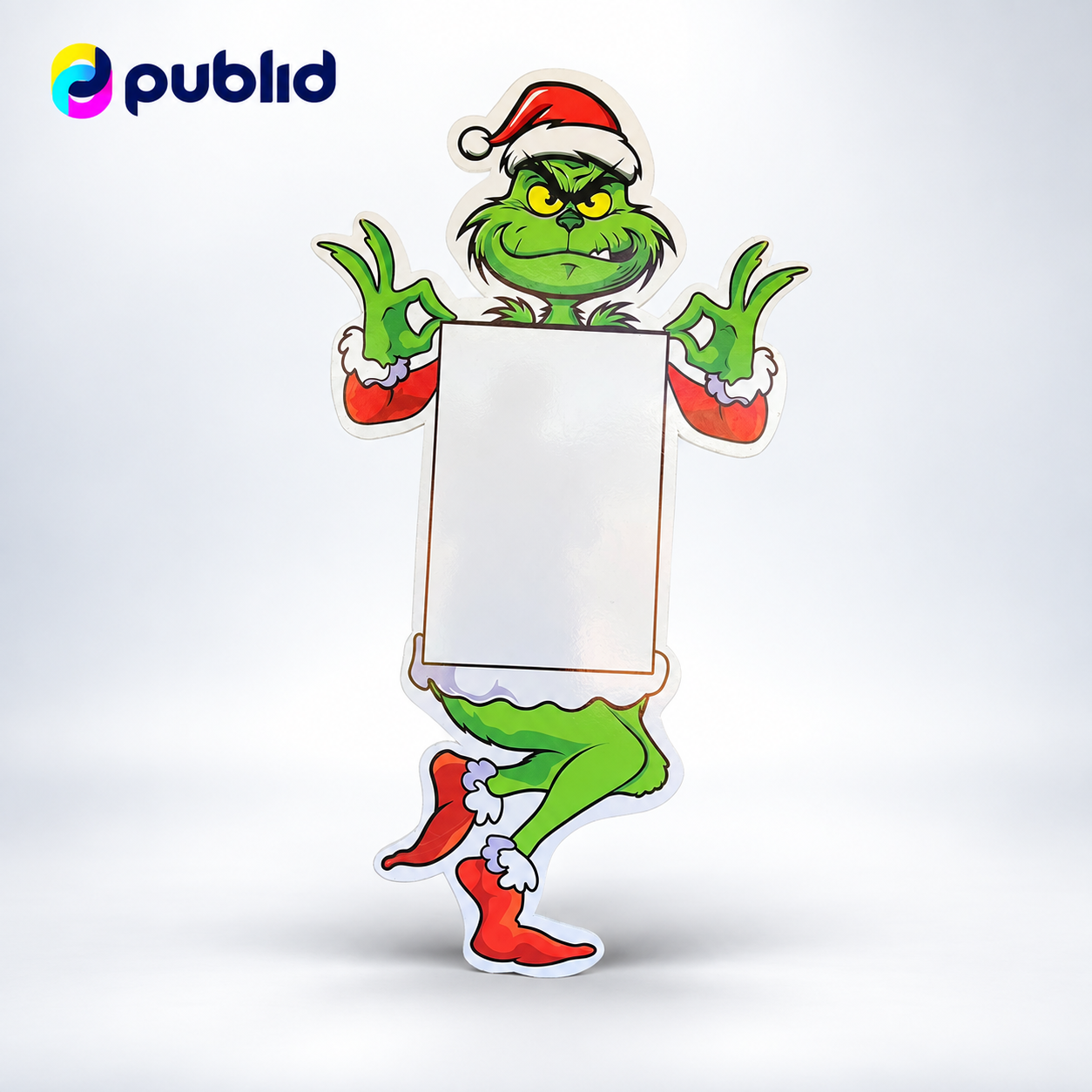 Figura personalizada impresa y cortada en foam board