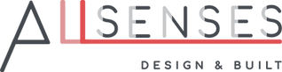 โลโก้ Allsenses Design&Built รับออกแบบและก่อสร้างครบวงจร