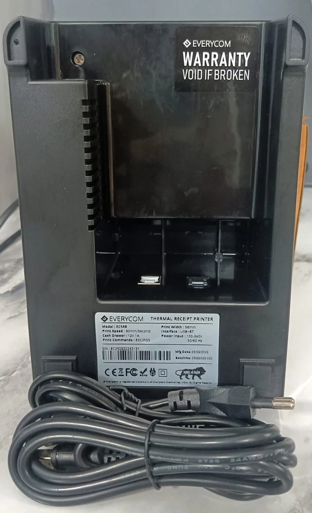 EC58 USB Bluetooth Thermal Printer CSP Bank mTm Store