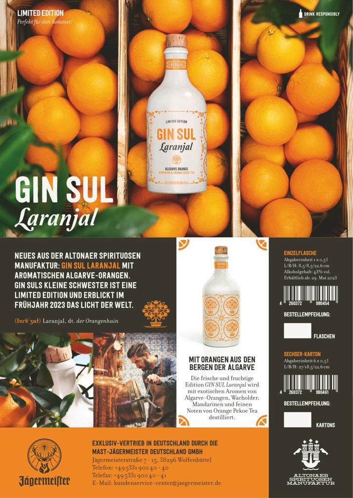 Miniaturbild: Gin Sul Laranjal Dry Gin - Limited Edition