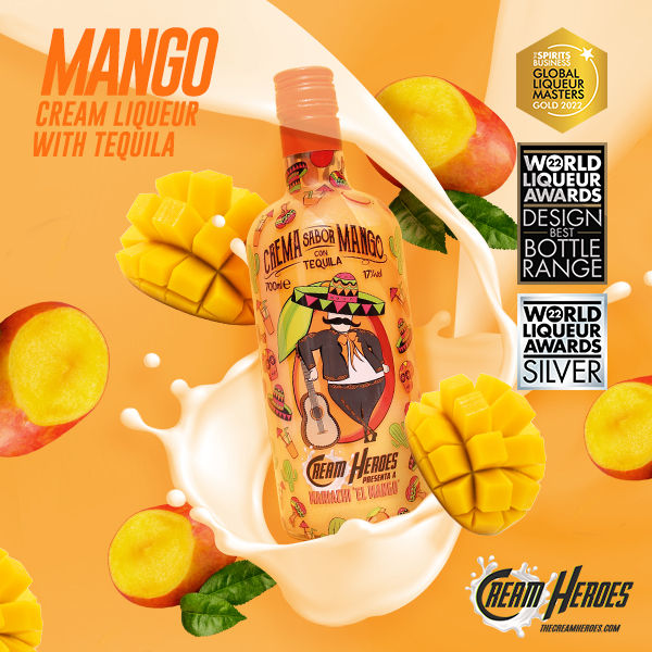 Miniaturbild: Cream Heroes Mango Cream Liqueur with Tequila