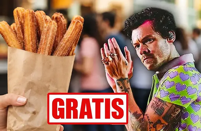 Harry Styles regala churros en CdMx