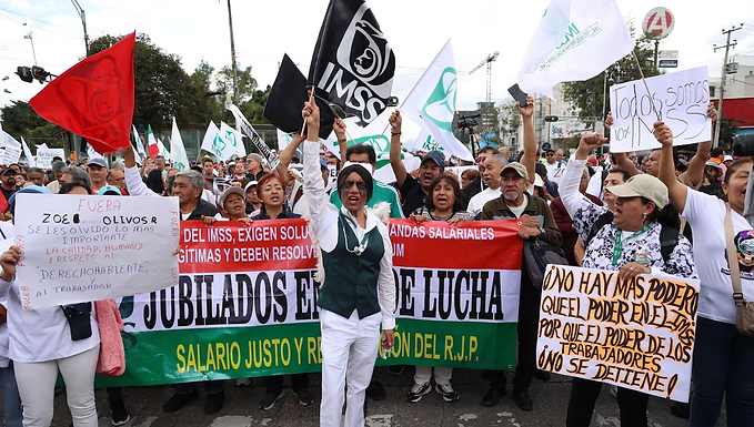 Aumento salarial en el IMSS desata protestas: ¿Qué calles bloquearán los trabajadores en CDMX este jueves?