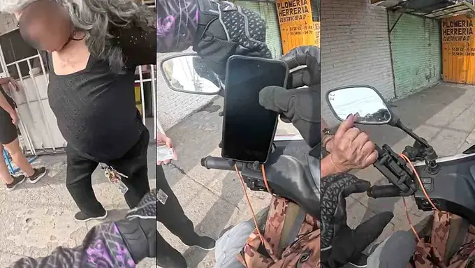 Adulta mayor roba celular de repartidor por no entregarle su paquete en Coacalco