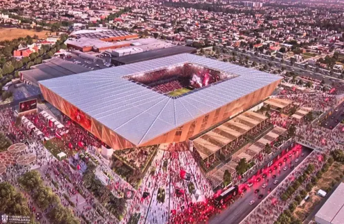 Presentación del nuevo estadio del Atlas
