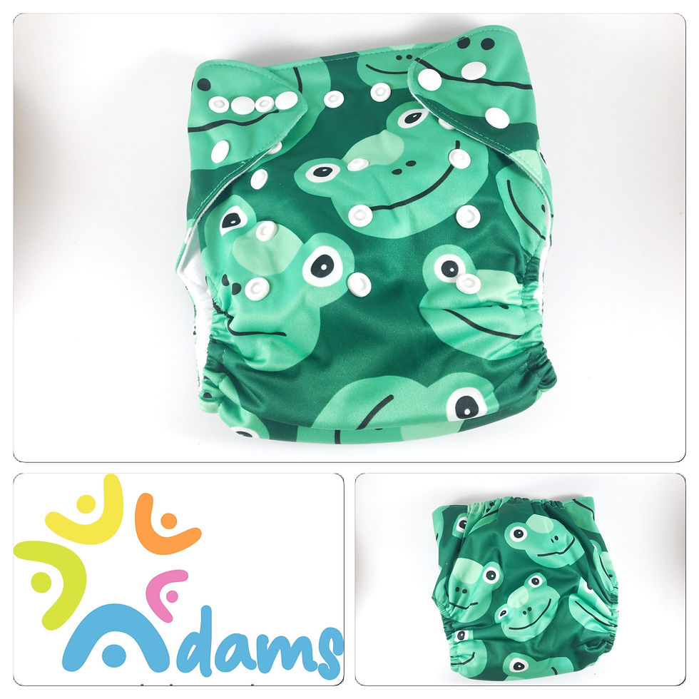 Miniaturbild: Stoffwindel Frosch