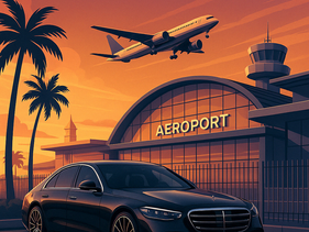 Vue d’un parking aéroport nantais, parfait pour le stationnement à l’aéroport de Nantes, avec sécurité renforcée et navette pratique