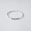 Thumbnail: Flow fine Silver Bangle - top view