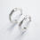 Thumbnail: Silver Hoop Earrings