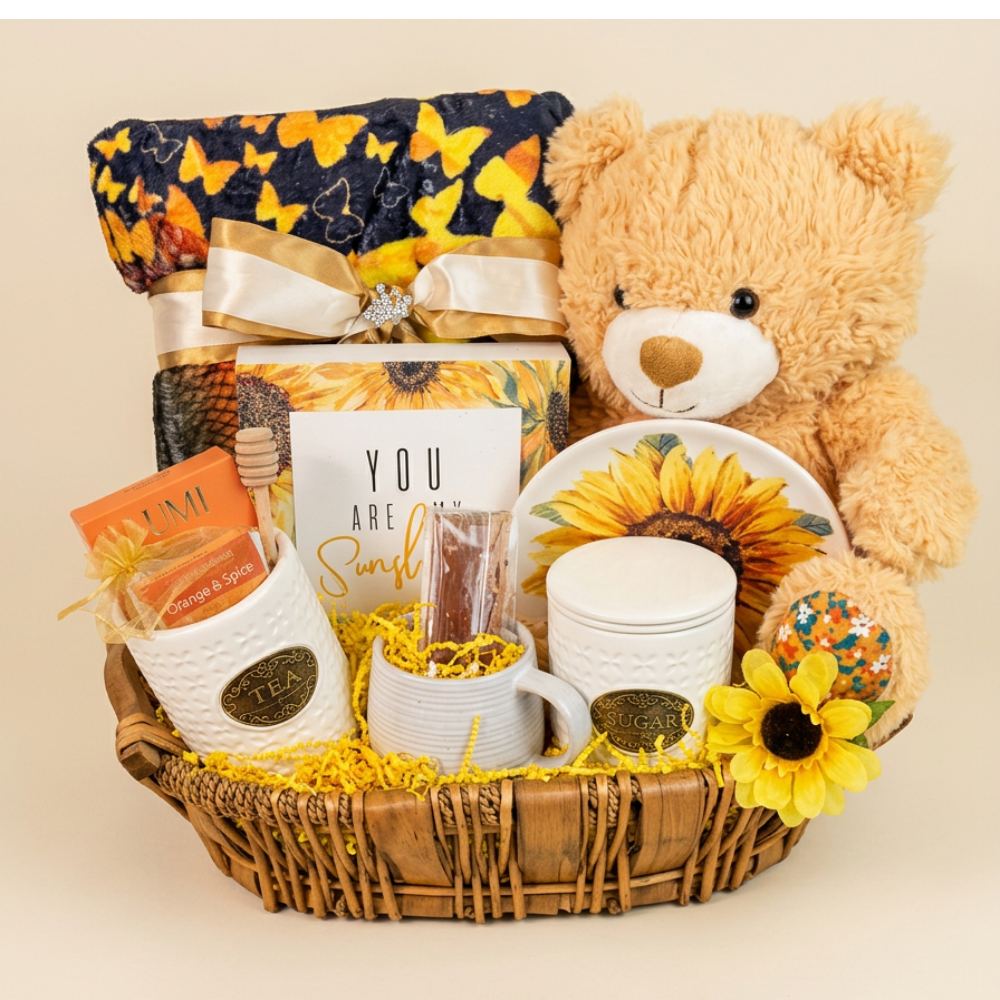 You Are My Sunshine Luxury Comfort Gift Basket