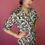 Thumbnail: Size Large to XL Vintage 1950's Cotton Paisley Shirt Dress with Belt and Pockets