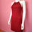 Thumbnail: Size Small to Medium | Vintage Y2K 2000's Maroon Halter Top Slinky Dress