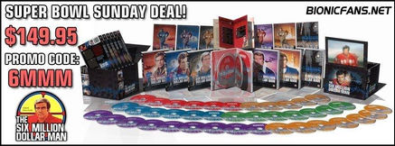 Super Bowl Sized Savings on The Six Million Dollar Man DVD Collection