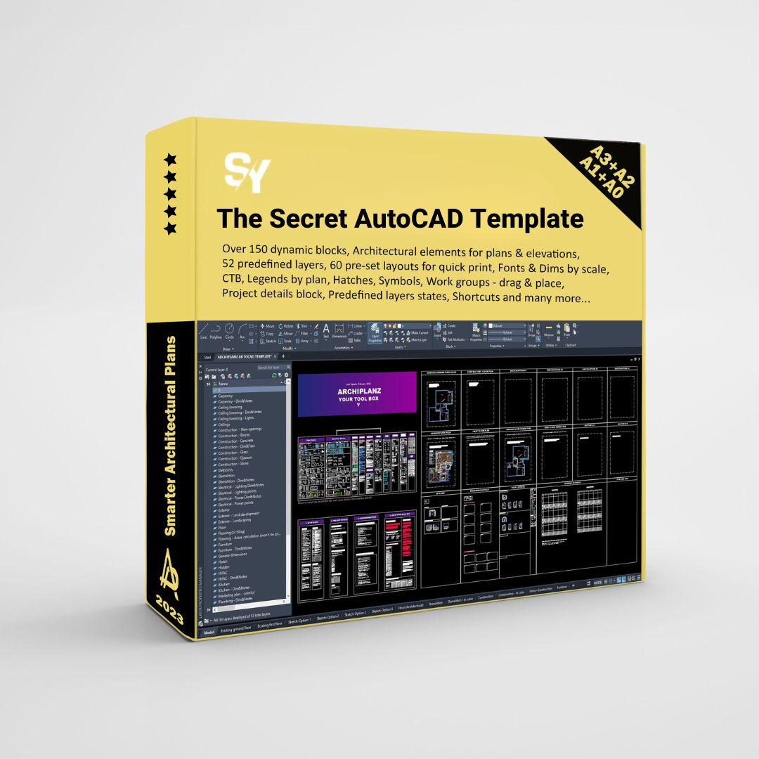 The Secret AutoCAD Template