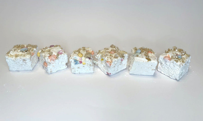 Thumbnail: 6 Gourmet LuckyCharms Marshmallows in a line