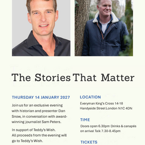 An evening with Dan Snow and Sam Peters