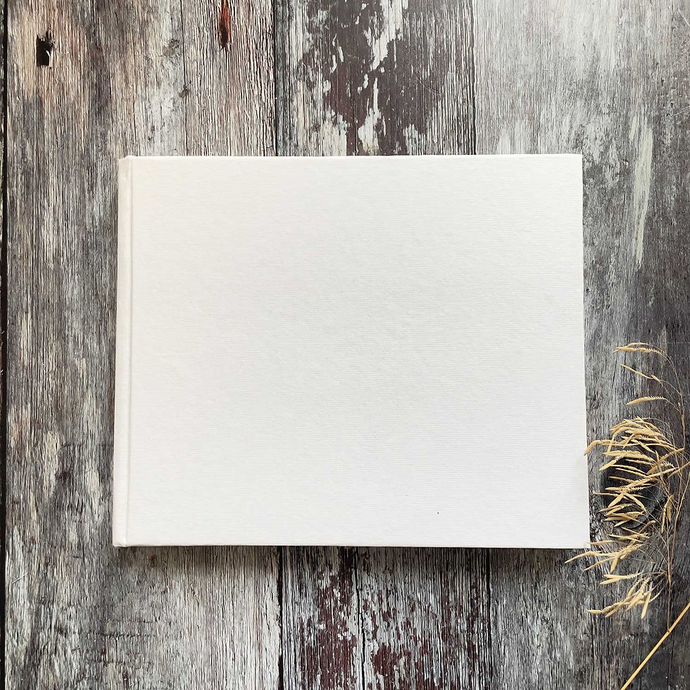 Thumbnail: 50 Page Handmade Blank White Notebook