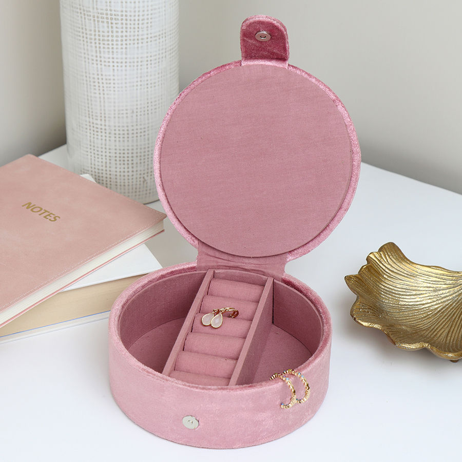 Thumbnail: Round Jewellery Box - Crane