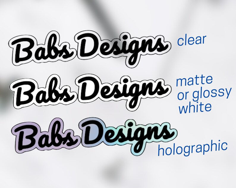 CUSTOM Die Cut Stickers, Custom Logo Stickers - Personalized Stickers