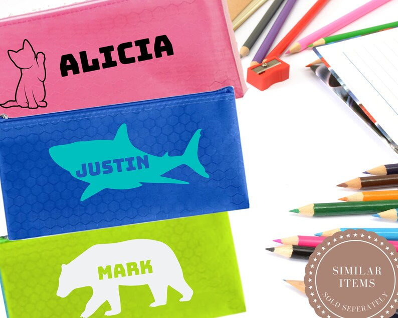 Thumbnail: Personalized Watercolor Rainbow Gradient Bag - Make Up Bag