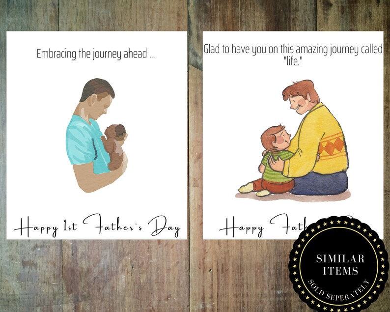 Thumbnail: Personalized Father's Day Photo Card, Fathers Day Card
