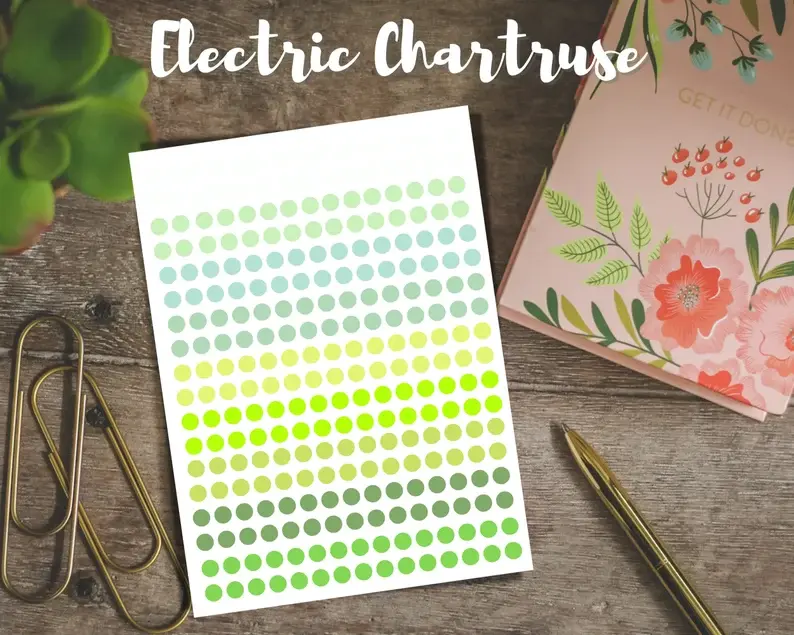 Thumbnail: Mini Dots Planner Stickers | kiss-cut sticker sheets - mini planner stickers