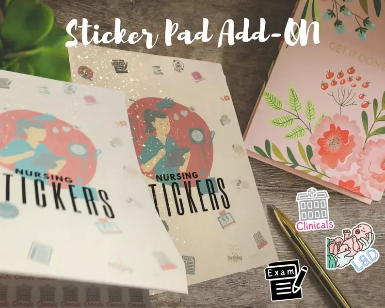 Thumbnail: Custom Stickers | NURSING School Stickers - nursing school - kiss-cut sticker