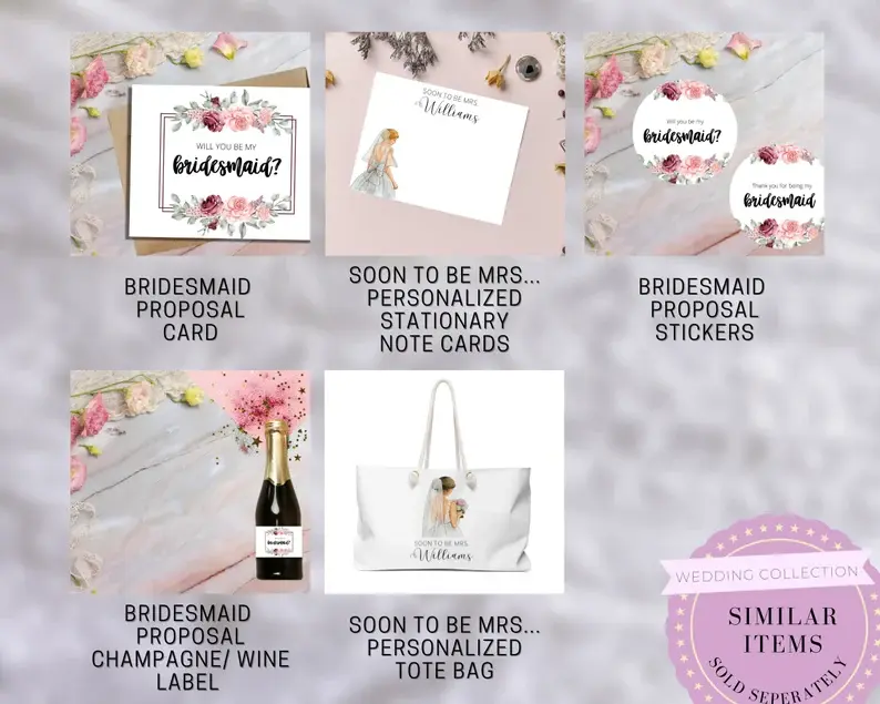 Thumbnail: Will you be my Bridesmaid Scratch Off Card - Bridesmaid Card