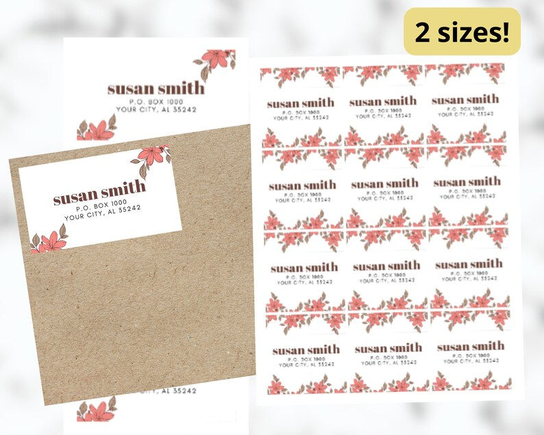 Name Address Label - Address Stickers - Custom Address Labels
