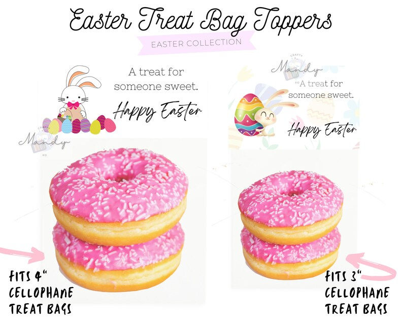 Thumbnail: EASTER Treat Bag Topper | Easter gift, Easter party favor, Easter bunny