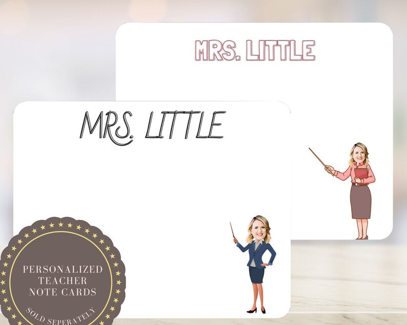 Thumbnail: Teacher's Name Square Coaster Set | Personalized coaster - name coasters