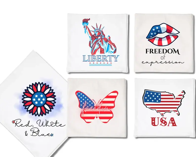 Thumbnail: 4th July USA-Red White & Blue-Patriotic Shirts-Americana Shirts-American Pride-U