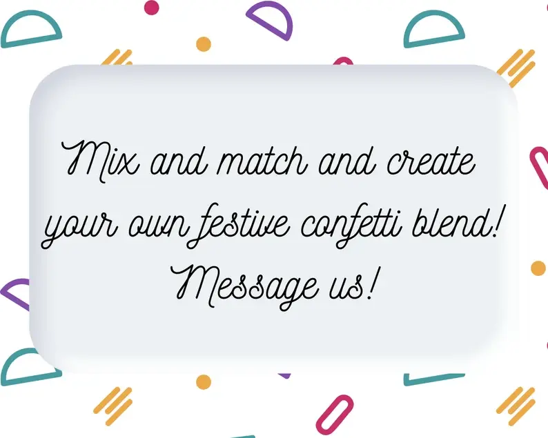 Thumbnail: Round Circle Confetti, custom confetti, colorful confetti, pastel confetti